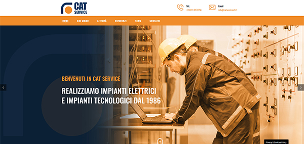 cat service sito web aziendale