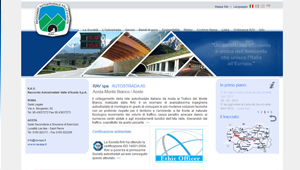sito internet raccordo autostradale valle d'aosta